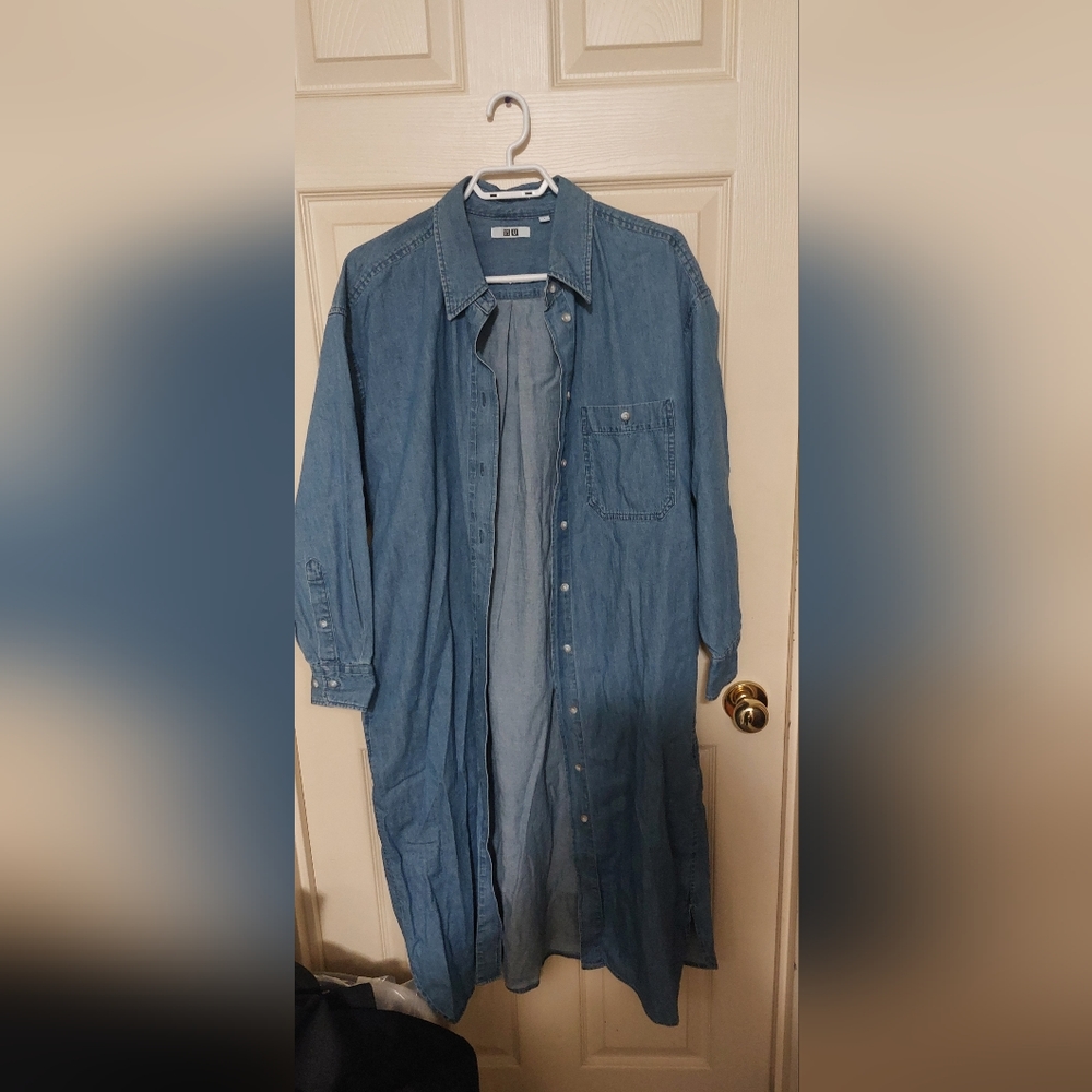 Uni Qlu denim dress large